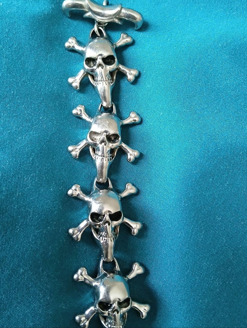 Stainless Steel Skull Bracelet, Unisex